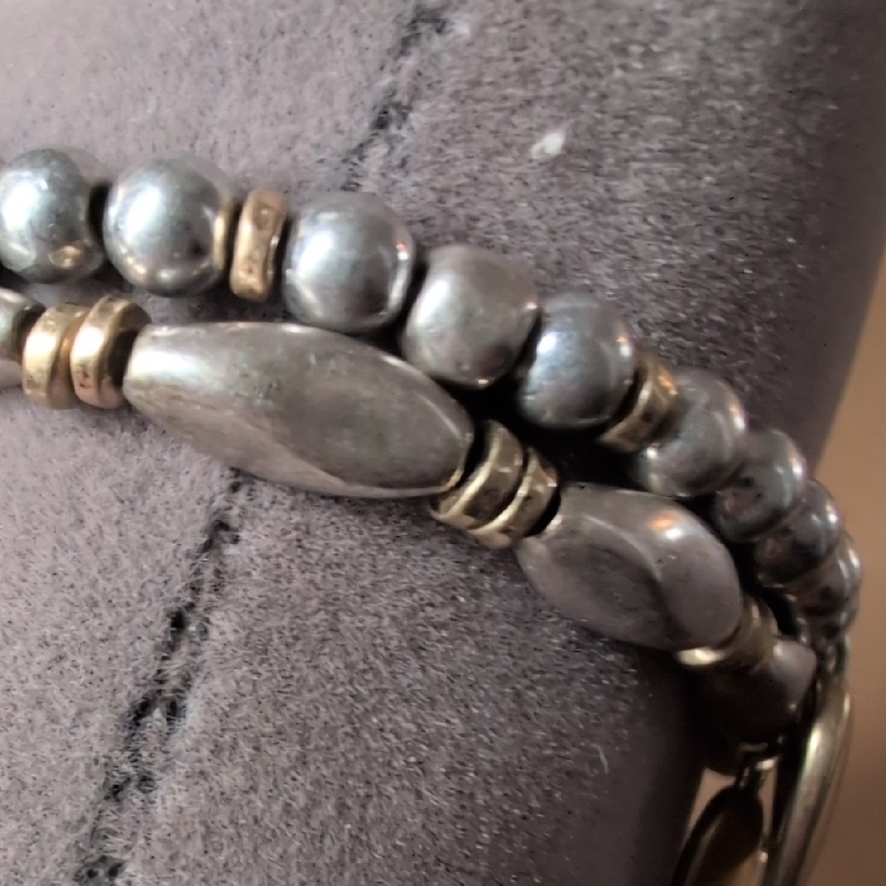 J. Jill Silver Stretch Bracelet Set with Heart Charms - Picture 4 of 7